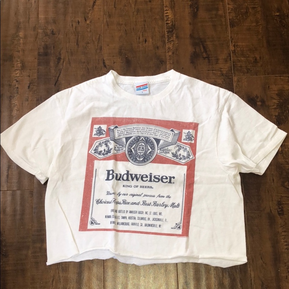 Budweiser Beer Cropped Tee